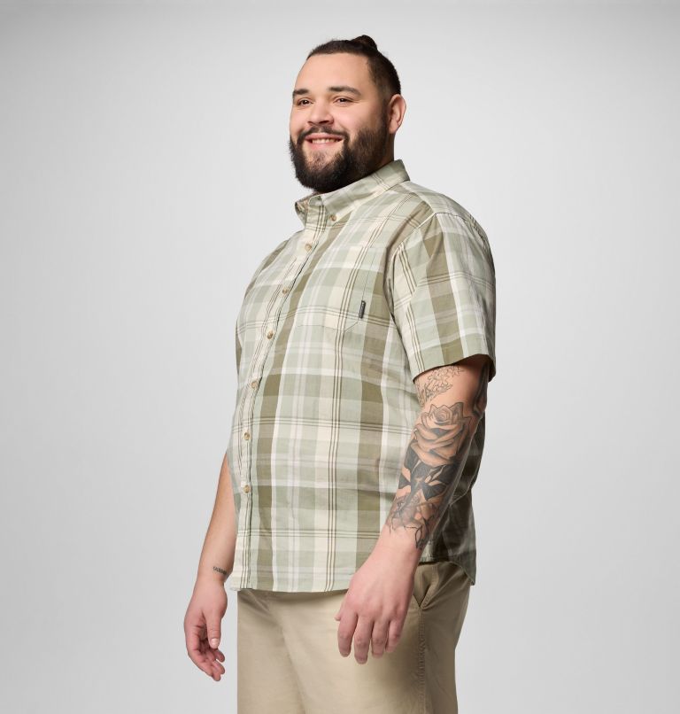 Men's Rapid Rivers II Short Sleeve Shirt – Big, Color: Safari Multi Plaid, image 4