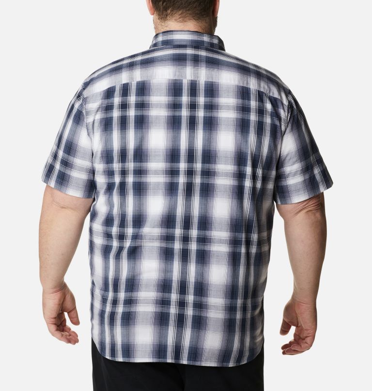Men's Rapid Rivers II Short Sleeve Shirt – Big, Color: Collegiate Navy Ombre Plaid, image 2