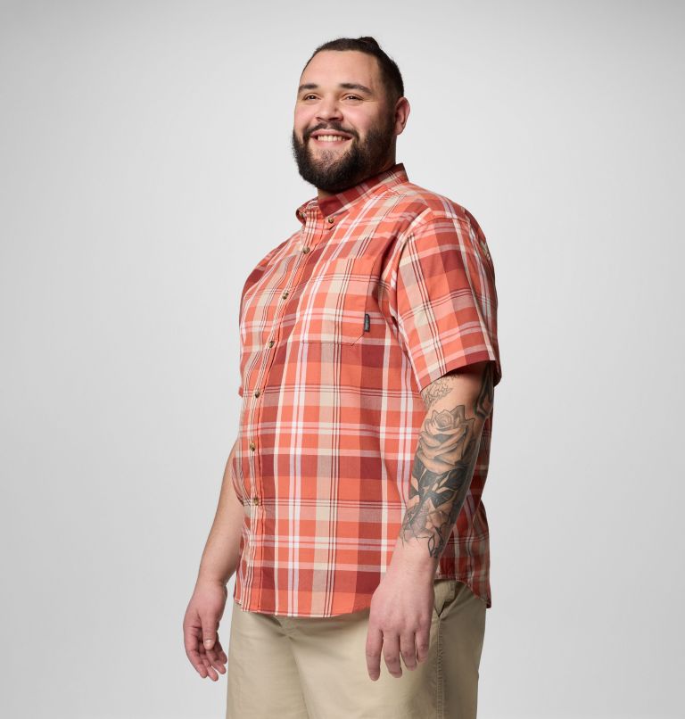 Men's Rapid Rivers II Short Sleeve Shirt – Big, Color: Tuscan Multi Plaid, image 4