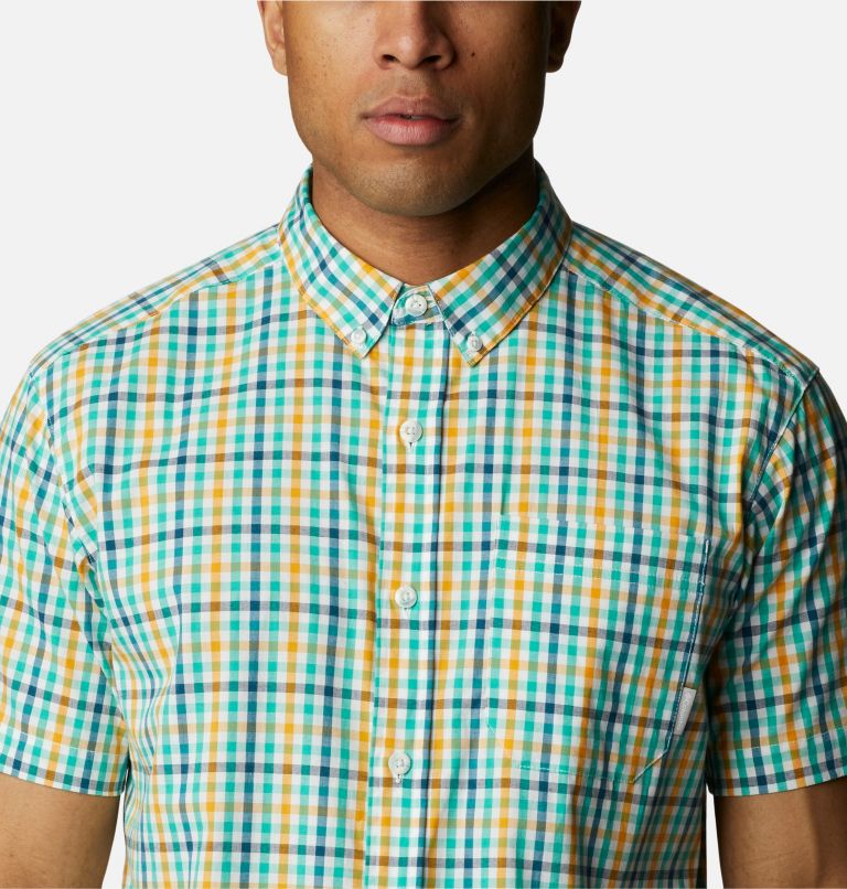 Chemise à manches courtes Rapid Rivers Homme - Grandes tailles, Color: Deep Marine Everyday Gingham