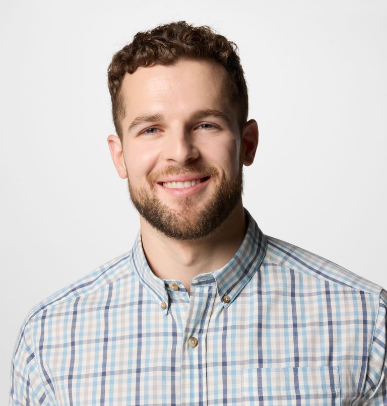Men's Rapid Rivers II Short Sleeve Shirt – Tall, Color: Ripple Blue Multi Gingham, image 5