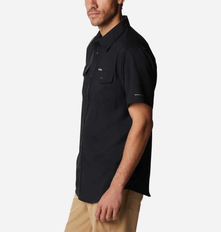 Men's Utilizer II Solid Short Sleeve Shirt, Color: Black, image 3