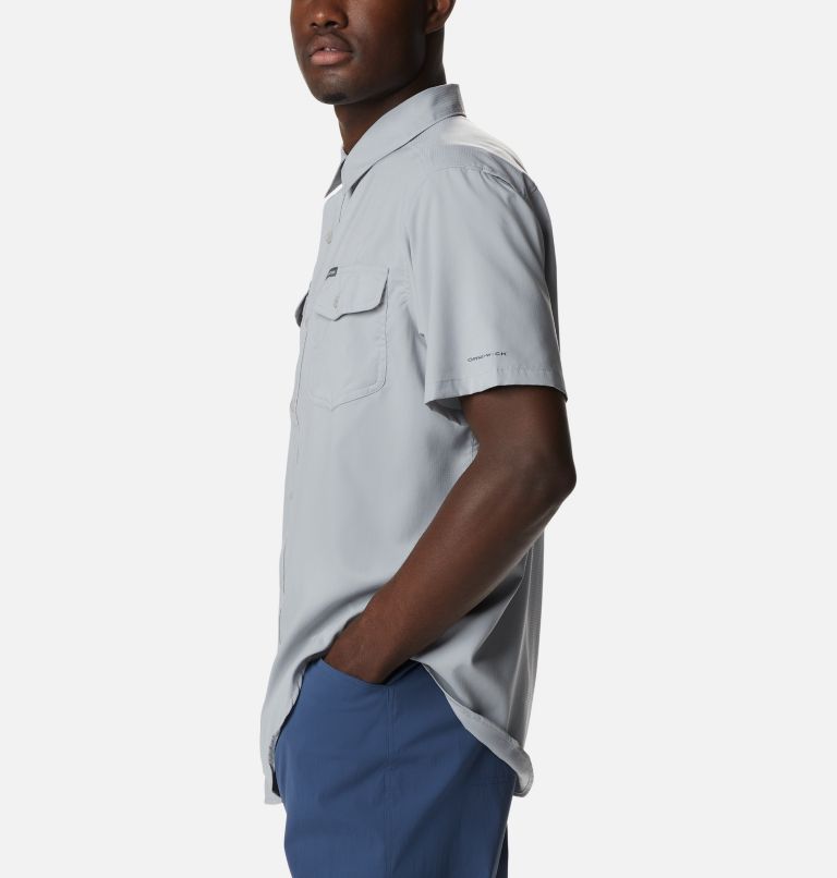 Chemise à manches courtes unie Utilizer II Homme, Color: Columbia Grey, image 3