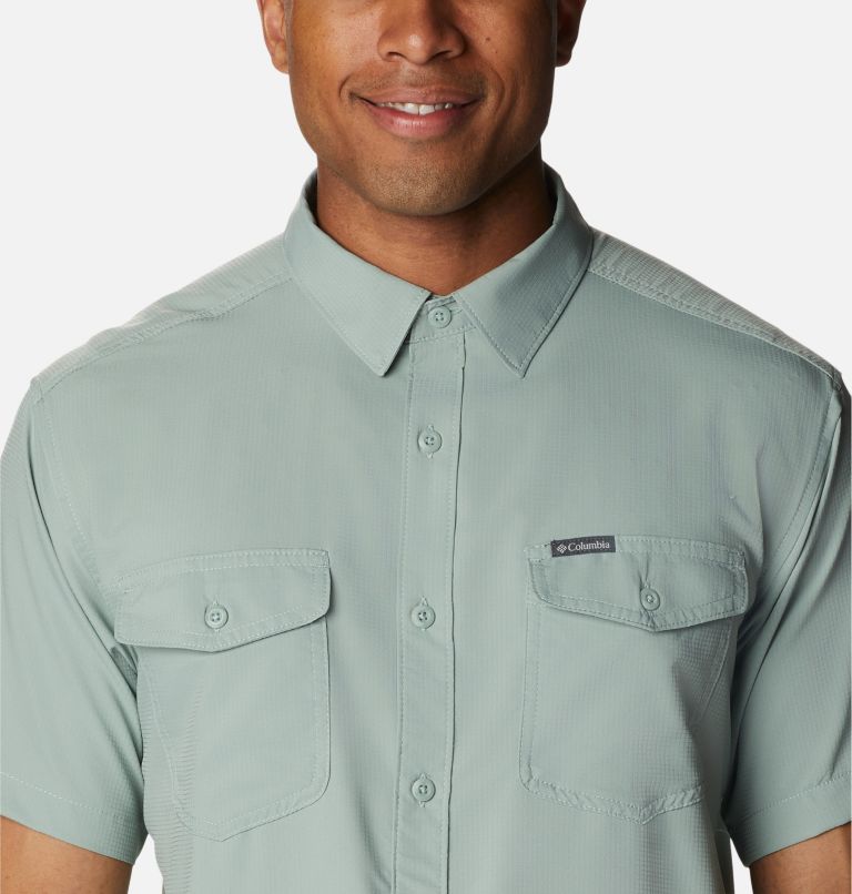 Thumbnail: Men's Utilizer II Solid Short Sleeve Shirt, Color: Niagara, image 4