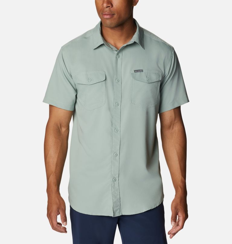 Men's Utilizer II Solid Short Sleeve Shirt, Color: Niagara, image 1