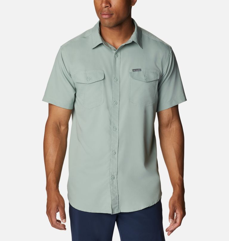 Thumbnail: Men's Utilizer II Solid Short Sleeve Shirt, Color: Niagara, image 1