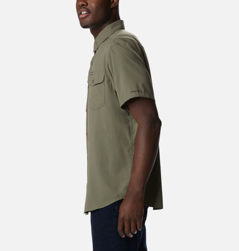 Chemise à manches courtes unie Utilizer II Homme, Color: Stone Green, image 3