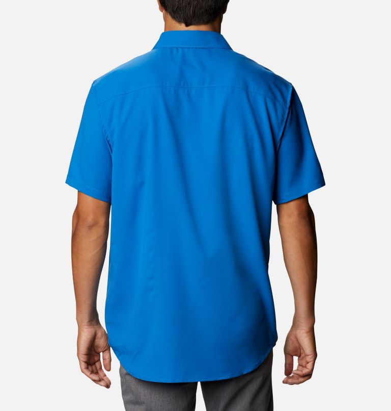 Men's Utilizer II Solid Short Sleeve Shirt, Color: Bright Indigo, image 2