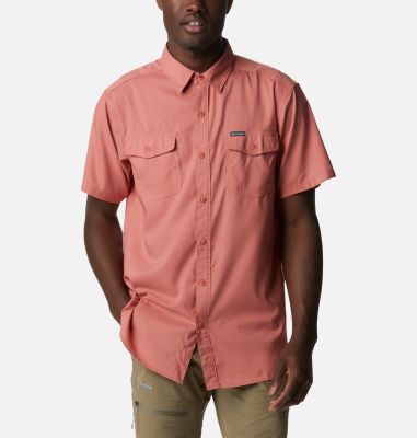 columbia men's button down short sleeve shirts