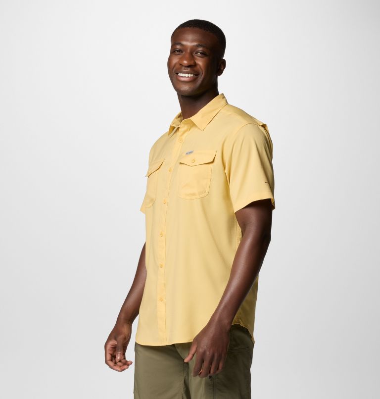 Men's Utilizer II Solid Short Sleeve Shirt, Color: Sand Dune, image 4
