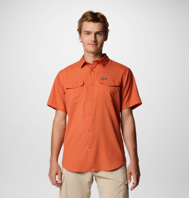 Men's Utilizer II Solid Short Sleeve Shirt, Color: Tuscan, image 1