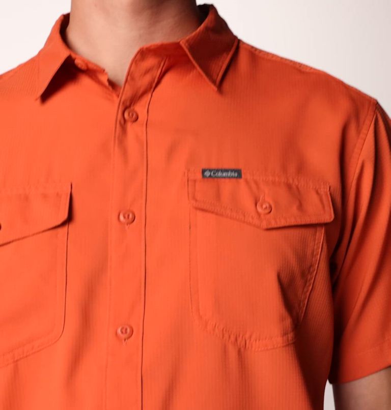 Men's Utilizer II Solid Short Sleeve Shirt, Color: Tuscan