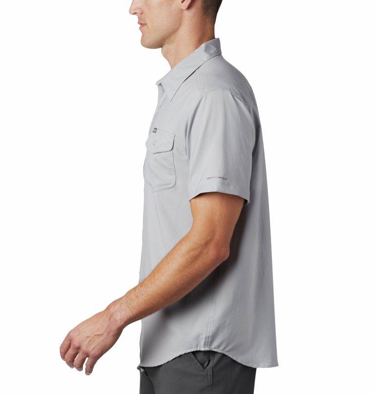 Men's Utilizer II Solid Short Sleeve Shirt, Color: Columbia Grey, image 3