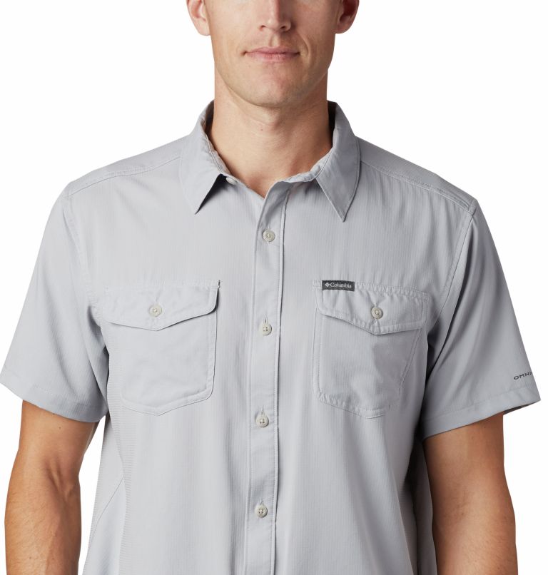 Men's Utilizer II Solid Short Sleeve Shirt, Color: Columbia Grey, image 4