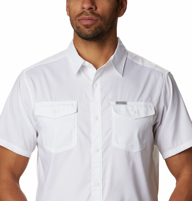 Camisa lisa de manga corta Utilizer II para hombre, Color: White, image 4