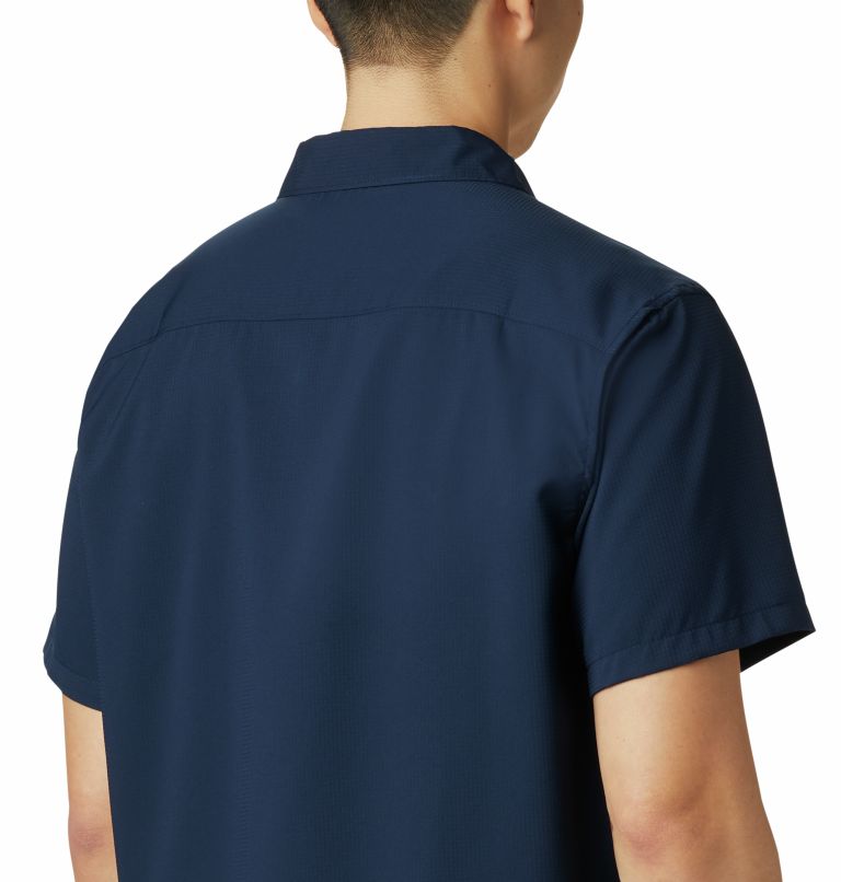 Camisa lisa de manga corta Utilizer II para hombre, Color: Collegiate Navy, image 5