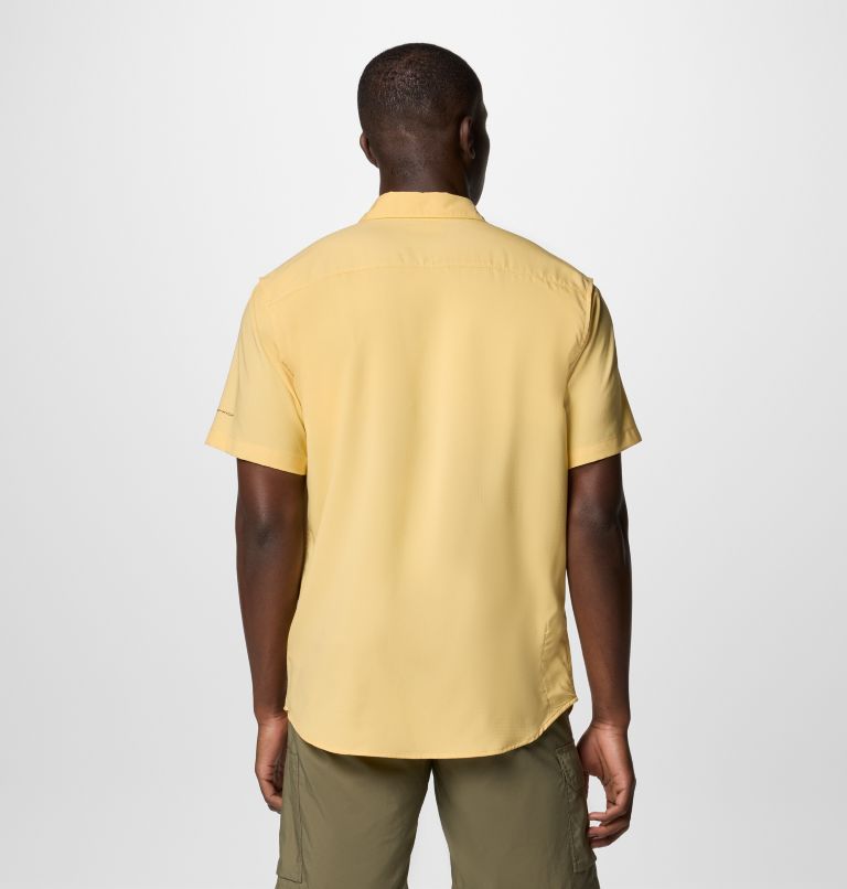 Camicia a maniche corte in tinta unita Utilizer II da uomo, Color: Sand Dune, image 2