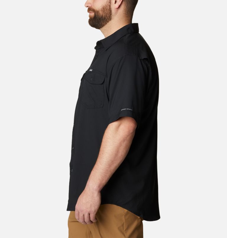 Men's Utilizer II Solid Short Sleeve Shirt – Big, Color: Black