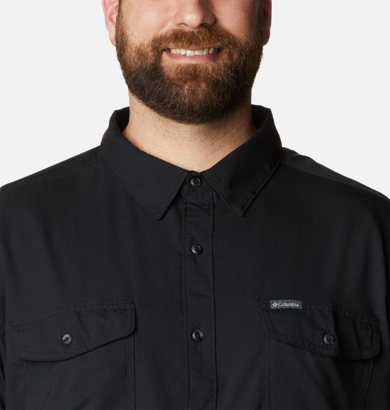 Men's Utilizer II Solid Short Sleeve Shirt – Big, Color: Black, image 4