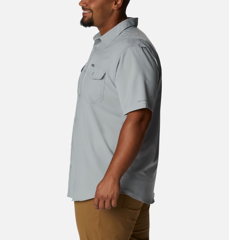 Men's Utilizer II Solid Short Sleeve Shirt – Big, Color: Columbia Grey, image 3