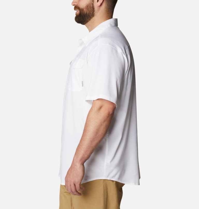 Men's Utilizer II Solid Short Sleeve Shirt – Big, Color: White, image 3