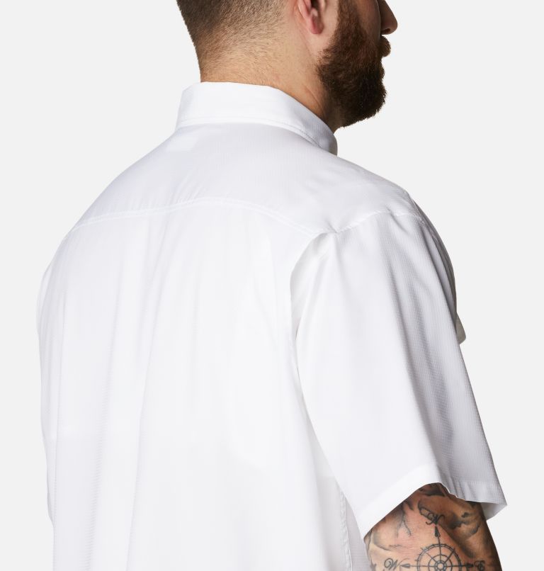 Men's Utilizer II Solid Short Sleeve Shirt – Big, Color: White, image 5