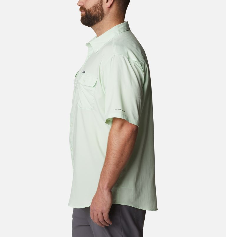 Thumbnail: Men's Utilizer II Solid Short Sleeve Shirt – Big, Color: Ice Green, image 3