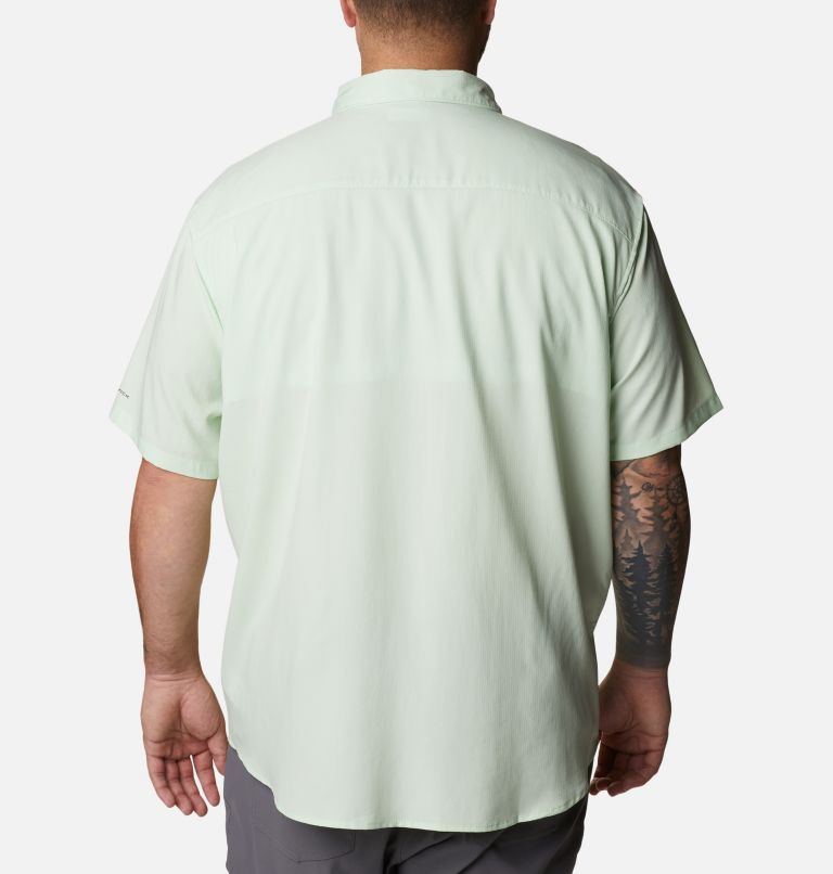 Thumbnail: Men's Utilizer II Solid Short Sleeve Shirt – Big, Color: Ice Green, image 2