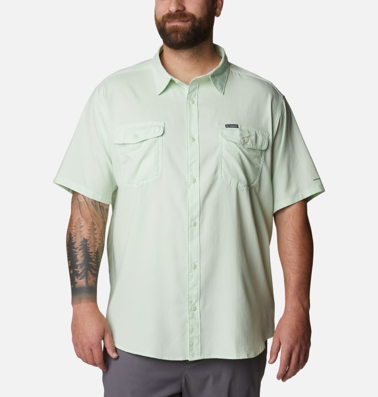 Men's Utilizer II Solid Short Sleeve Shirt – Big, Color: Ice Green, image 1