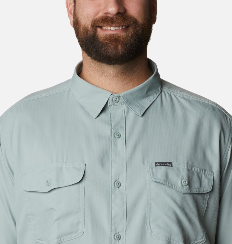 Men's Utilizer II Solid Short Sleeve Shirt – Big, Color: Niagara, image 4