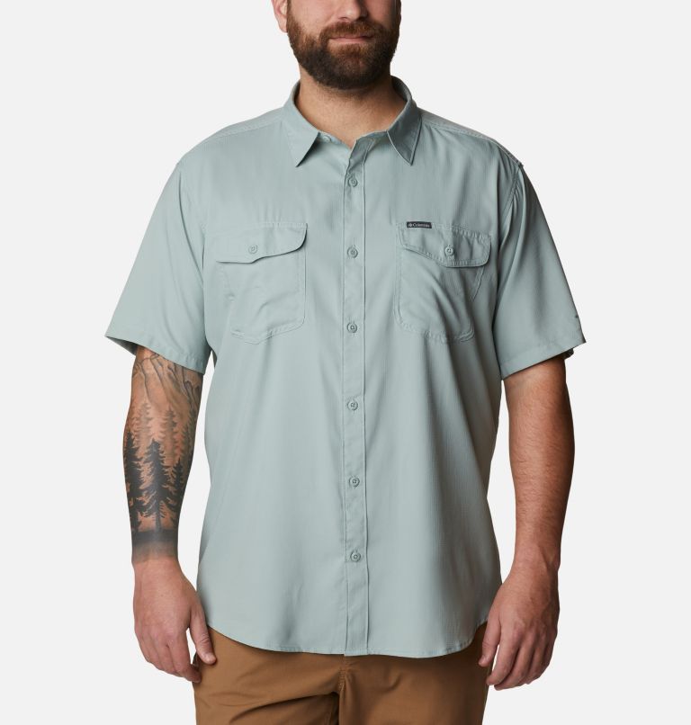 Men s Utilizer II Solid Short Sleeve Shirt Extended Size