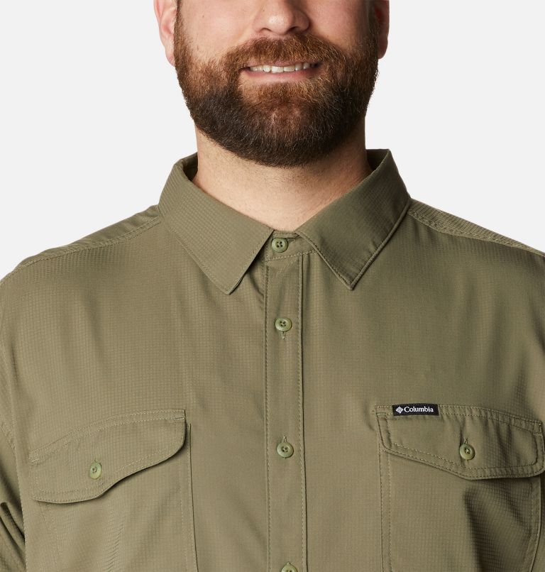 Men's Utilizer II Solid Short Sleeve Shirt - Extended Size, Color: Stone Green, image 4