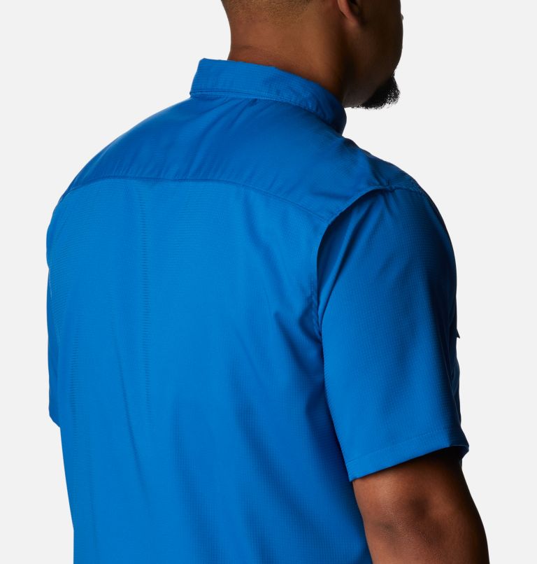 Thumbnail: Men's Utilizer II Solid Short Sleeve Shirt – Big, Color: Bright Indigo, image 5