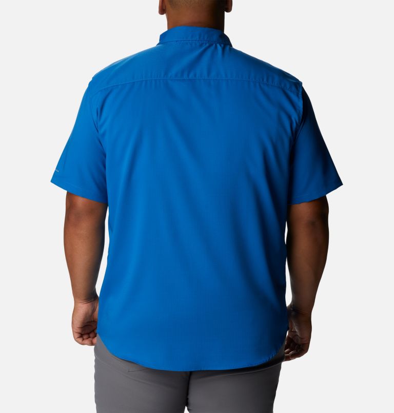 Thumbnail: Men's Utilizer II Solid Short Sleeve Shirt – Big, Color: Bright Indigo, image 2