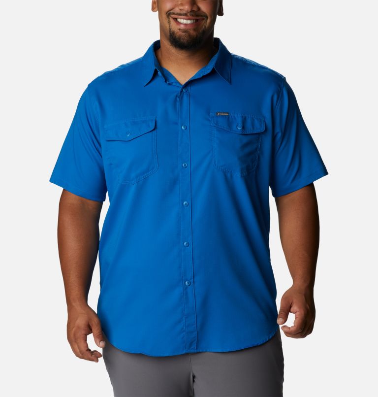 Columbia Men's Utilizer II Solid Short Sleeve Shirt - 4X - BlueNavy