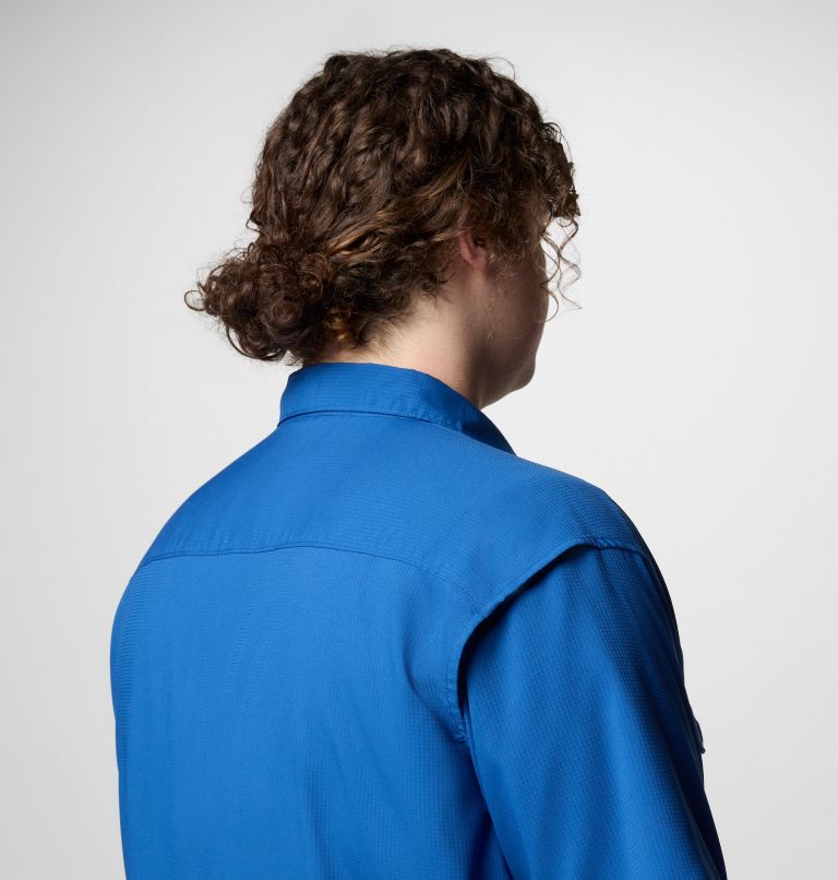 Men's Utilizer II Solid Short Sleeve Shirt – Big, Color: Mountain Blue, image 5