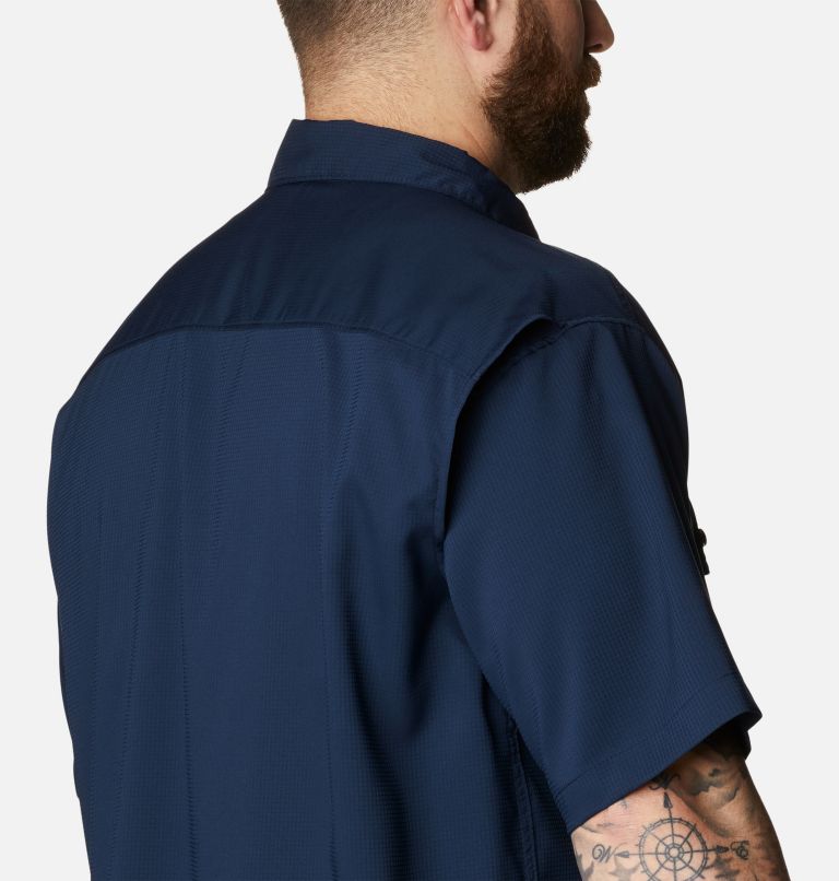 Men's Utilizer II Solid Short Sleeve Shirt - Extended Size, Color: Collegiate Navy, image 5