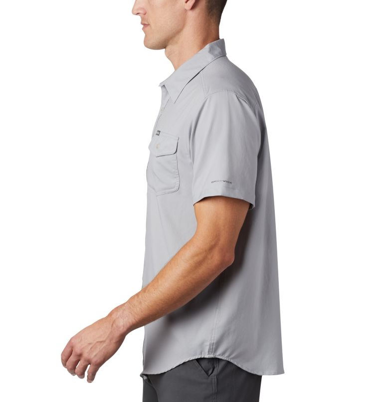 Men's Utilizer II Solid Short Sleeve Shirt – Tall, Color: Columbia Grey, image 3