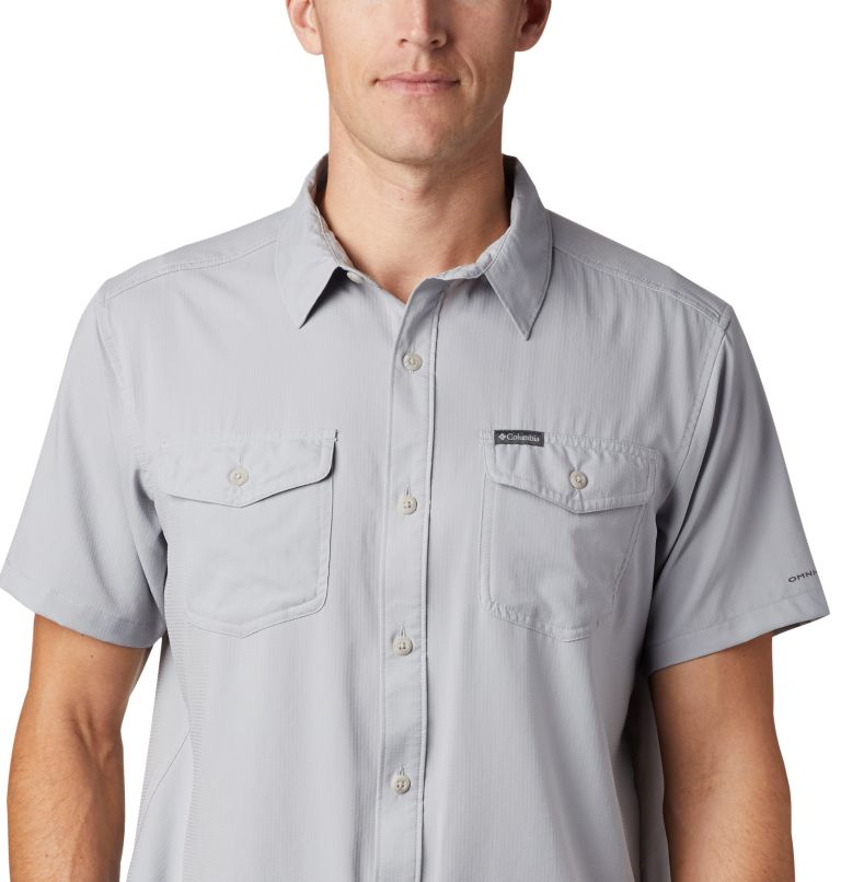 Men's Utilizer II Solid Short Sleeve Shirt – Tall, Color: Columbia Grey, image 4