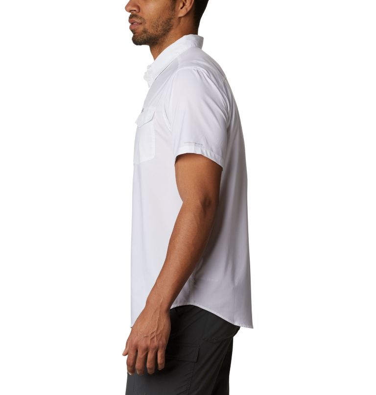 Men's Utilizer II Solid Short Sleeve Shirt – Tall, Color: White, image 3