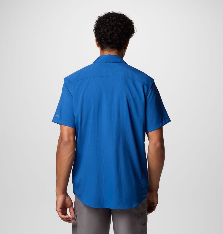 Men's Utilizer II Solid Short Sleeve Shirt – Tall, Color: Mountain Blue, image 3