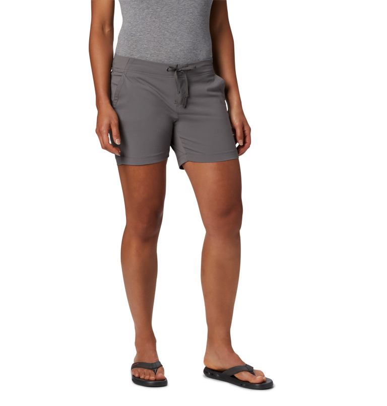 Women's Anytime Outdoor Shorts, Color: City Grey, image 1