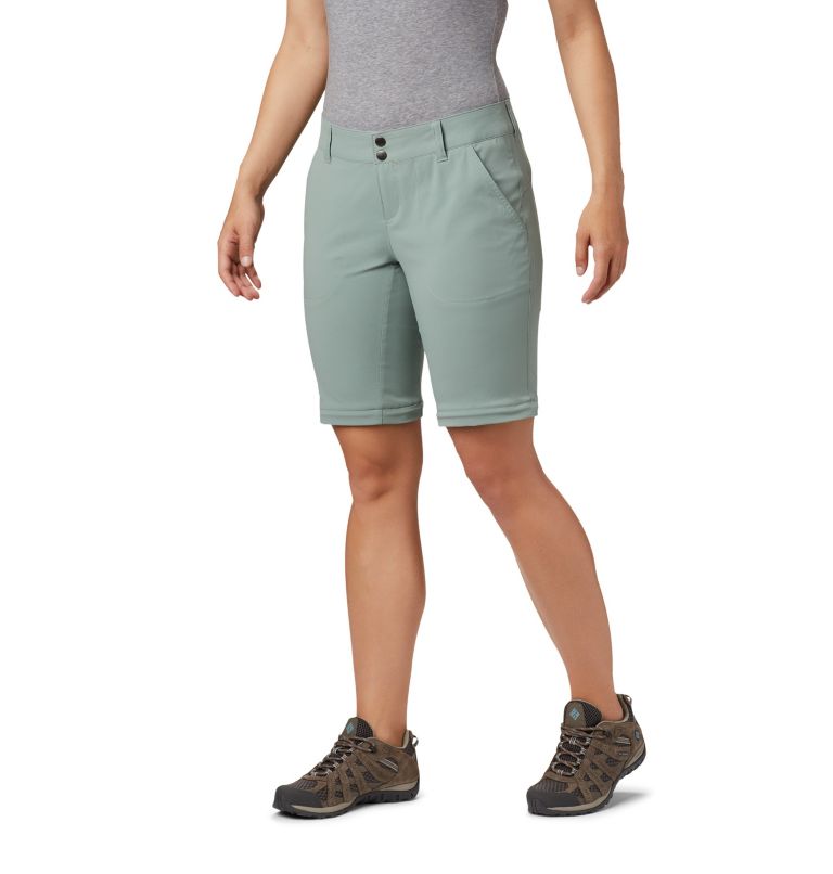 Women’s Saturday Trail II Stretch Convertible Pant, Color: Light Lichen, image 4