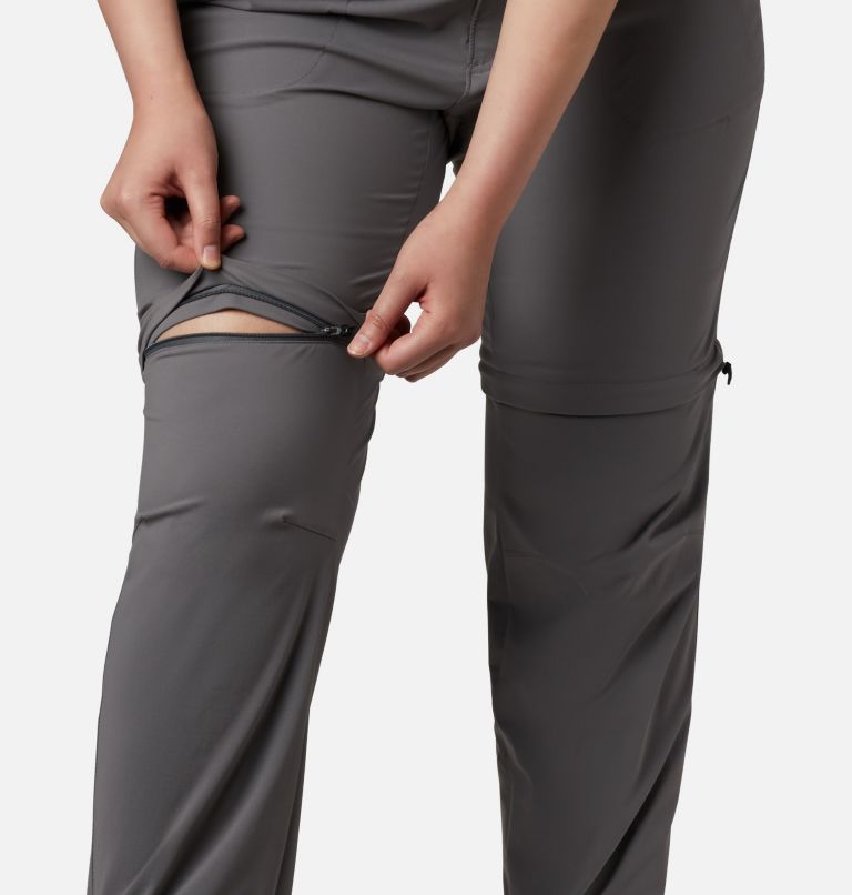 Thumbnail: Women's Saturday Trail II Convertible Pants - Plus Size, Color: City Grey, image 3