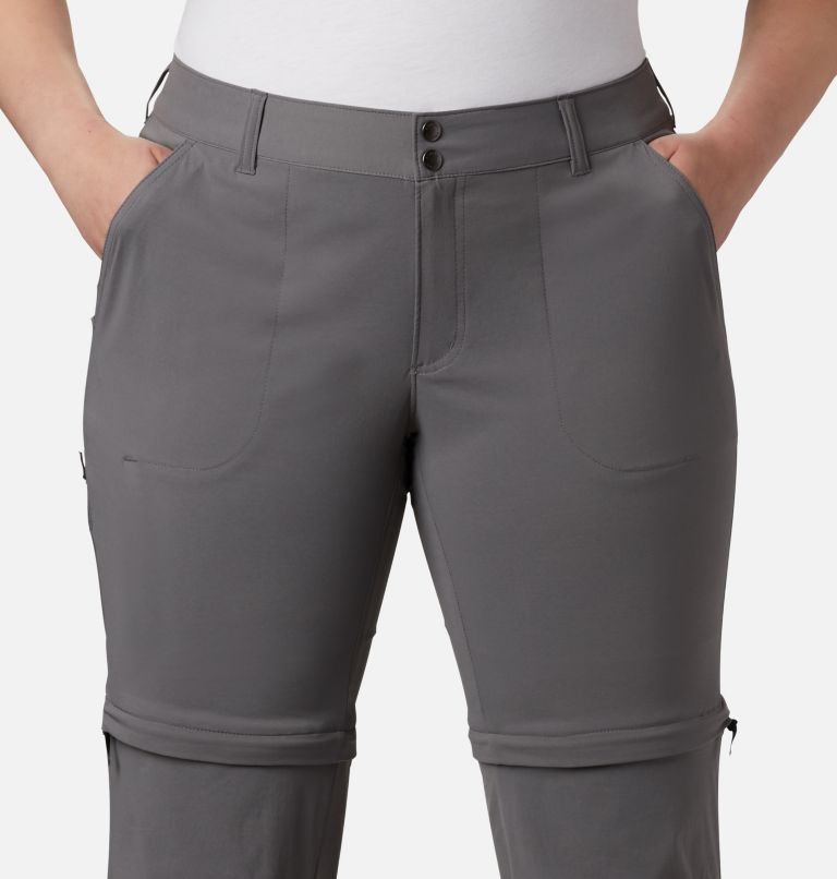 Thumbnail: Pantalon convertible Saturday Trail II pour femme – Grandes tailles, Color: City Grey, image 5