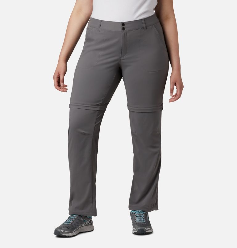 Thumbnail: Women's Saturday Trail II Convertible Pants - Plus Size, Color: City Grey, image 1