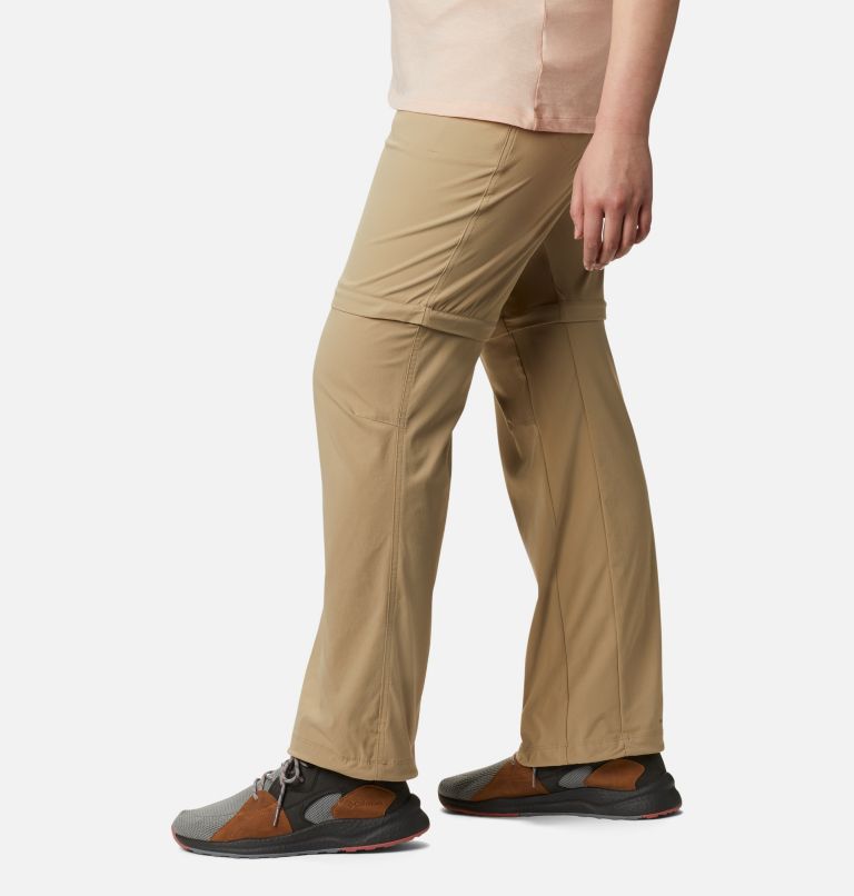 Thumbnail: Women's Saturday Trail II Convertible Pants - Plus Size, Color: British Tan, image 3