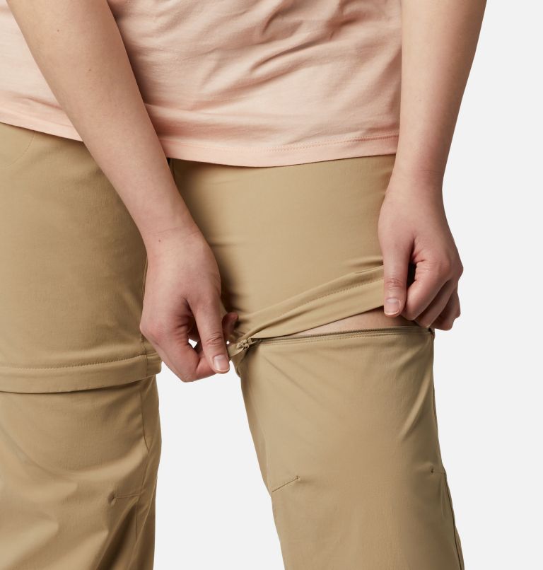 Thumbnail: Women's Saturday Trail II Convertible Pants - Plus Size, Color: British Tan, image 8