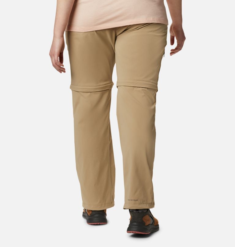 Thumbnail: Women's Saturday Trail II Convertible Pants - Plus Size, Color: British Tan, image 2