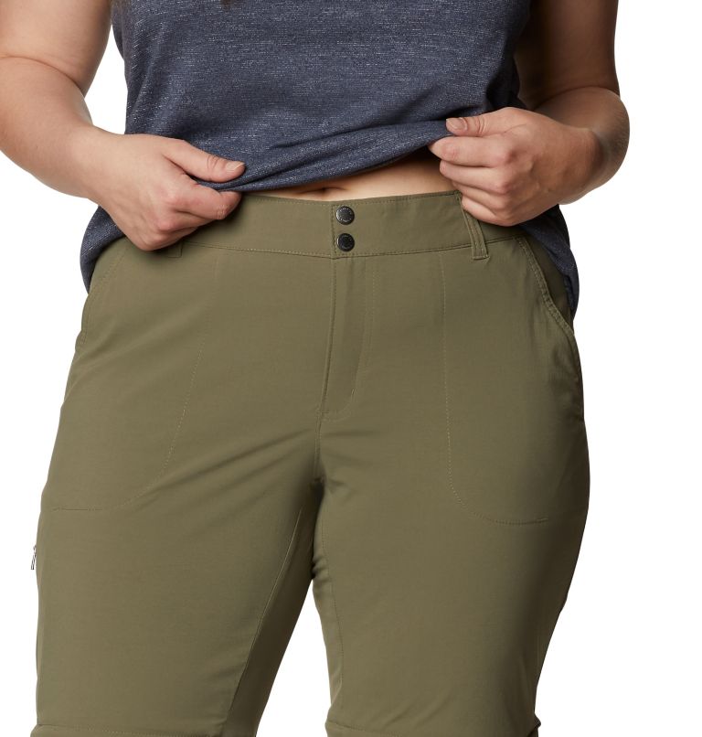 Women's Saturday Trail II Convertible Pants - Plus Size, Color: Stone Green, image 3